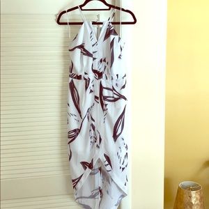 3rd Love white and black patterned dress, size AU8